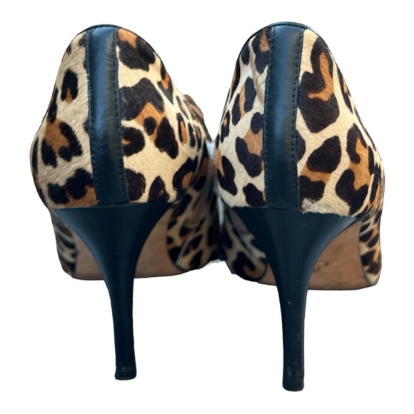 Cole Haan Talia Leopard Animal Print Ankle Bootie Shoe Size 9.5 - Picture 4 of 5
